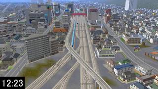 【新・10分で定点観測シリーズ】百舌鳥園駅の1日を10分にまとめてみた【A列車で行こう9】