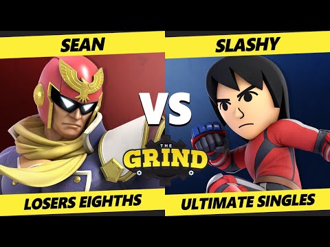 The Grind 179 Top 8 - Sean (Captain Falcon) Vs. SLASHY (Mii Brawler) Smash Ultimate - SSBU