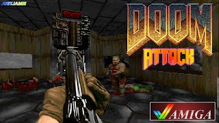 Classic Doom Running on the Amiga #amiga #commodoreamiga #amiga500