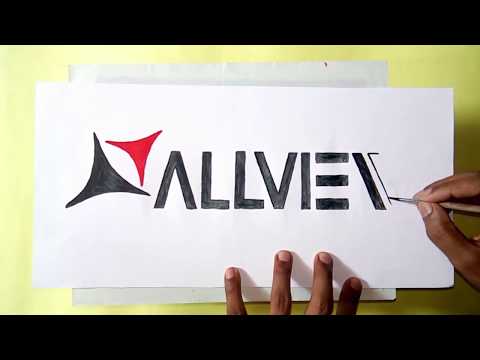 How to draw the Allview logo