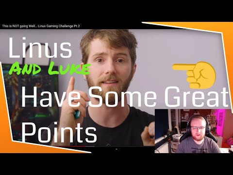 Gaming on Linux - Linus Tech Tips Reaction Linux