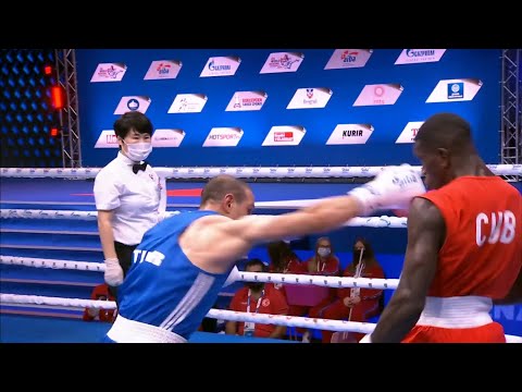 Day 6 (75kg) HERNANDEZ MARTINEZ Yoenlis (CUB) vs  AYGUN Birol (TUR) | AIBA WCHs 2021