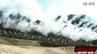 Download lagu Ultra Powerful South Korean K9 Thunder Artillery Mass Live Fire vs Mountain mp3