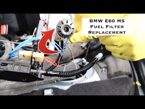 BMW E60 Fuel Filter Replacement DIY