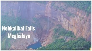 Nohkalikai Falls near Cherrapunji