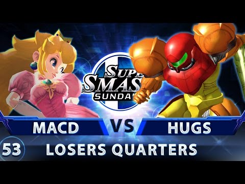 SSS 53 - SPY | MacD (Peach) vs. dT | Hugs (Samus) - SSBM Top 24 Losers Quarters - Smash Melee