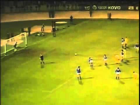Dukla Praga - Strasburgo 1-0 - Coppa dei Campioni 1979-80 - ottavi di finale - andata