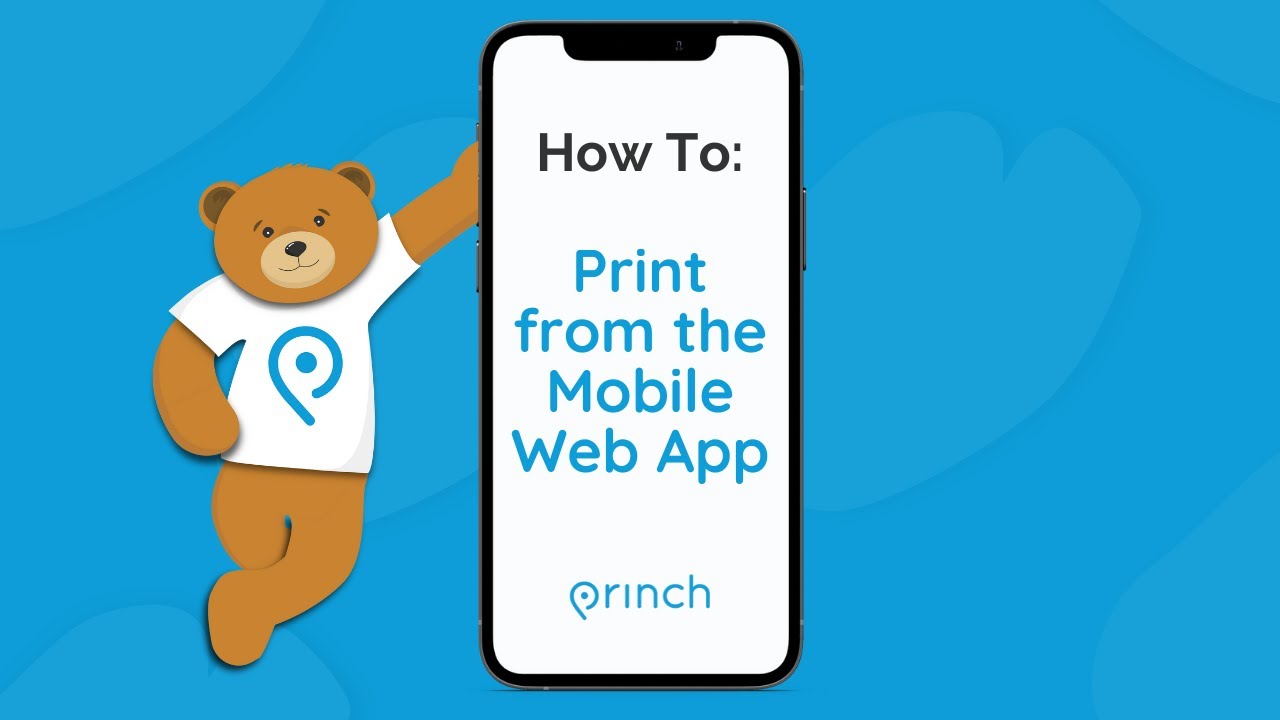 Princh - How To Print from the Princh Mobile Web App📱