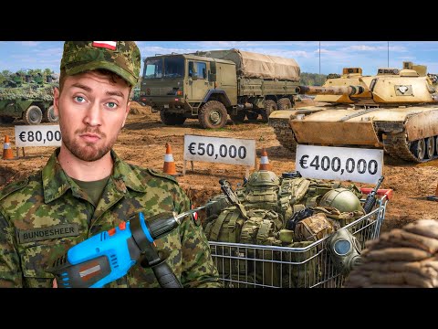 This is my first time participating in a military auction! 🪖 *Gambled away money*