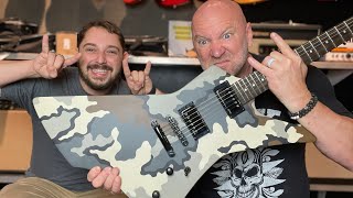 Video thumbnail for ESP LTD James Hetfield Snakebyte Camo (Metallica Guitar) by Jason Stallworth