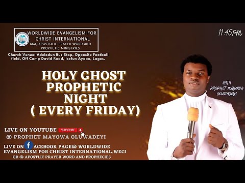HOLY GHOST PROPHETIC NIGHT