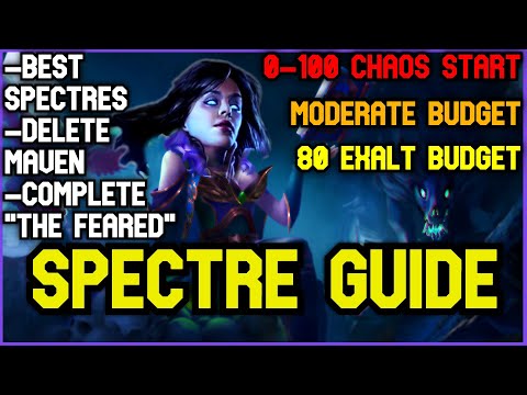 POE 3.13 Syndicate Operative Spectre Build - MAVEN THE FEARED DELETER - THIS CAN DO IT ALL!