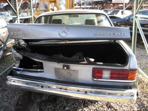 1983 Mercedes 300D 4 Door Sedan Parts Car Parting Out #14153-1 Fix your car OEM