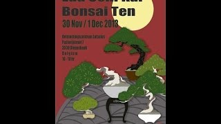 preview picture of video 'Bonsai Eda Uchi Kai Ten 2013 Diepenbeek (Belgie)'