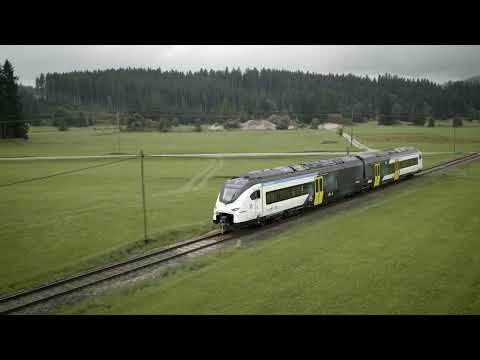 Traveling with a hydrogen-powered train in Germany | Mireo Plus H