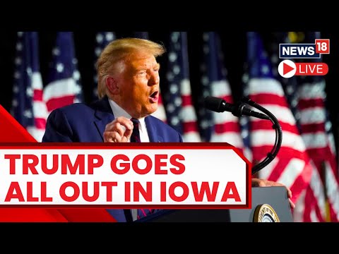 Donald Trump Bashes Ron DeSantis In Iowa | Trump LIVE News | Trump Speech | Trump Vs Desantis News