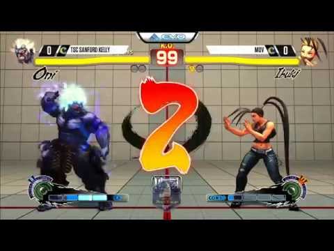 Sanford Kelly (Oni) vs MOV (Ibuki) - EVO 2015 USF4 Pools - 720p/60fps