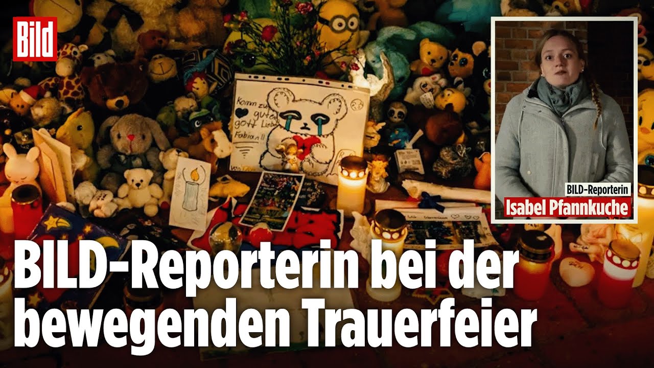 Güstrow: 650 Menschen nehmen Abschied von Fabian (†8)