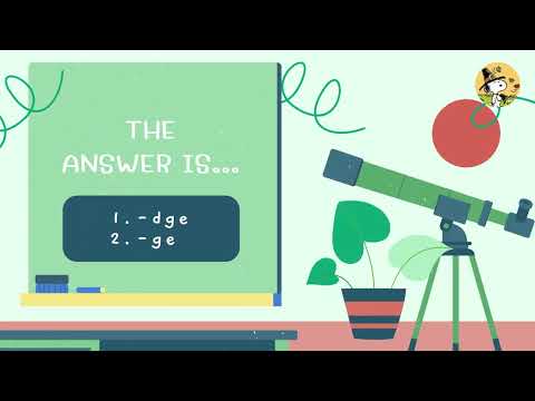 Family Information Lesson 12 (Stick Vowels with G)