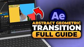 How To Make Abstract Geometric Transition in After Effects (FAST & EASY) | 100% WORKS | NO Yapping!