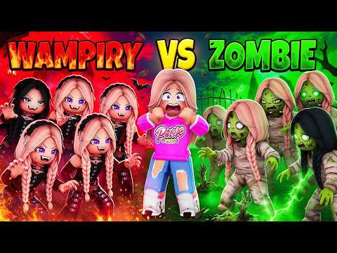 PIĘCIORACZKI WAMPIRY vs PIĘCIORACZKI ZOMBIE na BROOKHAVEN w ROBLOX!