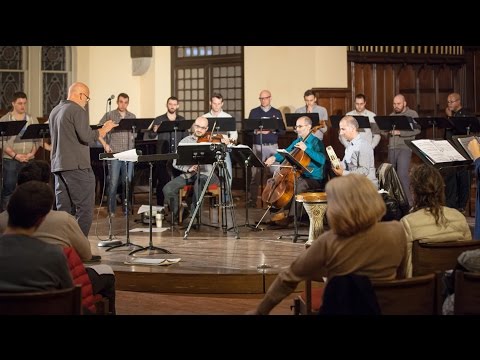 Words Adorned: Rehearsal with The Crossing & Al-Bustan Takht Ensemble: Embroidered Verses