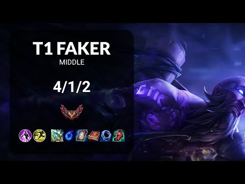 T1 Faker Ryze vs Sylas MIDDLE - KR GRANDMASTER Patch 15.11