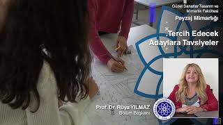 Peyzaj Mimarlığı Bölüm Tanıtımı