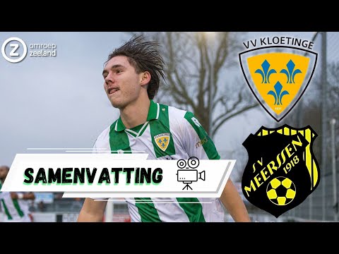 😖 VALSE START voor KLOETINGE in 2025 ⚽ | Samenvatting Kloetinge - Meerssen 🎥