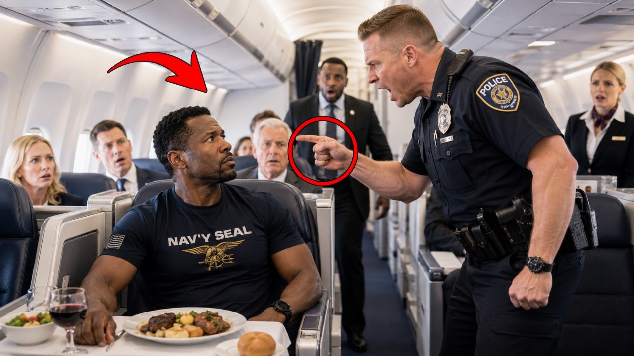 Police Challenge a Black Navy SEAL at a Denied First-Class Meal — What Happens Next Shocks Everyone