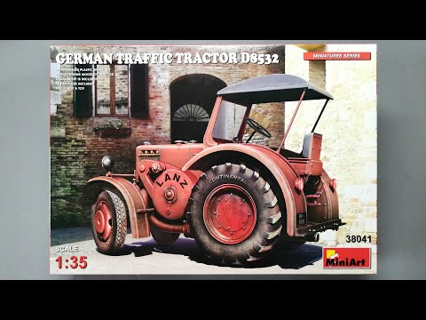 Сборная модель  Немецкий транспортный трактор D8532 (Miniаrt 38041) 1:35