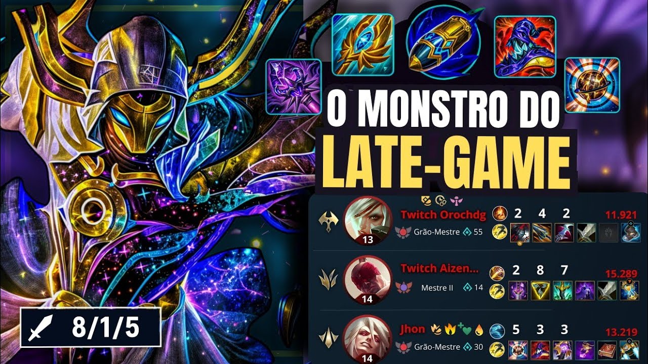 ESSE CHAMP É ESQUISITO LATE GAME - LoL Wild Rift