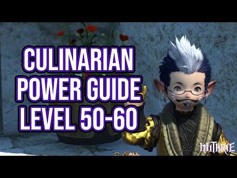 FFXIV 3.0 0790 Culinarian 50-60 (Powerlevel Guide)