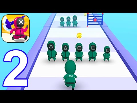 Giant Blob Runner Clash 3D - Gameplay Walkthrough Part 2 Level 11 - 20 Squid Game Skin (Android,iOS)