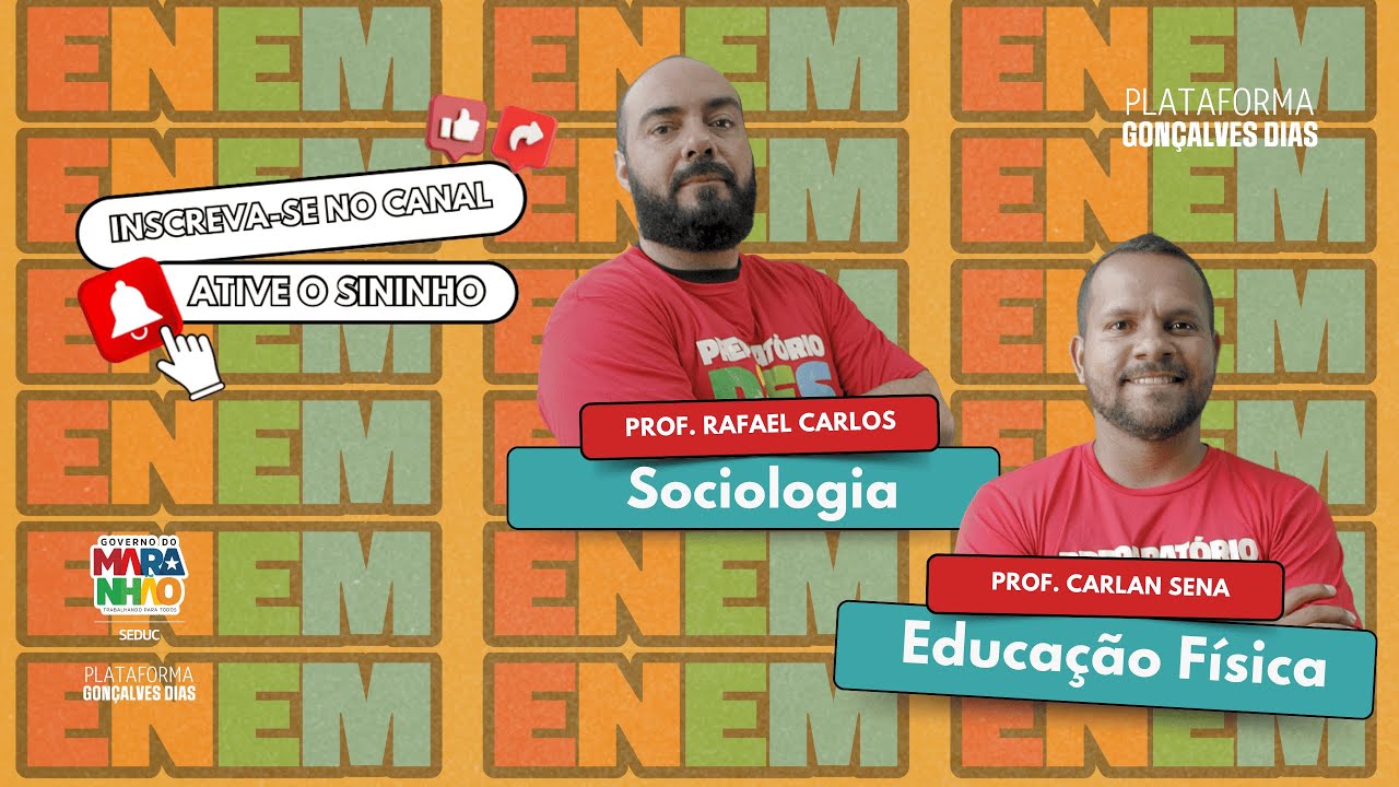 REVISÃO PARA O 1º DIA DO ENEM 2024 - Sociologia e Educação Física