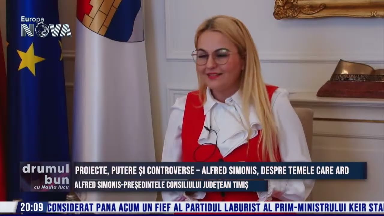 VIDEO emisiune integrala DRUMUL BUN cu NADIA IUCU. Invitat: Alfred Simonis-presedintele Consiliului Judetean Timis