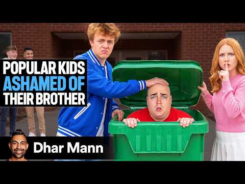 POPULAR KIDS Ashamed Of Their Brother Ft. Steak, Cruz | Dhar Mann Studios