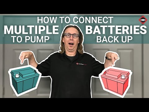 Pump Sentry Battery Back-up - How to Connect Multiple Batteries for Longer Run Time