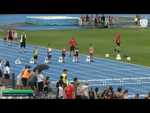 Boys Under 9 60m Hurdles H5 - 2020 State Combined Events Championships // LAVicTV
