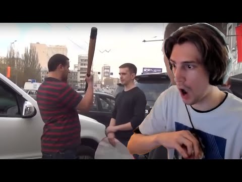 xQc Reacts to RUSSIAN Parking "Police" - SADB