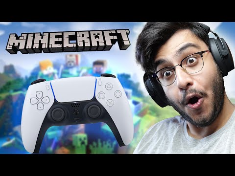 The RawKnee Games - I PLAYED MINECRAFT ON PS5! - RAWKNEE