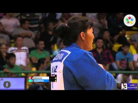 Judo 2013 Grand Prix Tashkent: Odkhuu (MGL) - Issanova (KAZ) [+78kg] final