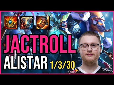 JACTROLL - ALISTAR vs. THRESH Support | EUW GRANDMASTER | PATCH 11.1