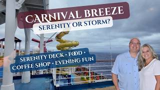 Carnival Breeze Sea Day: Serenity, Storm, Pig & Anchor BBQ & Love & Marriage #carnivalbreeze