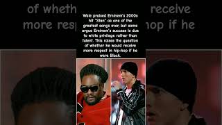Did Eminem’s Success Come From Talent… or White Privilege? Wale Weighs In!#shorts