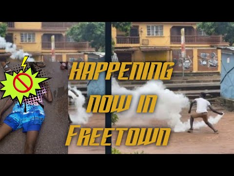 happening now in Freetown Sierra Leone 🇸🇱