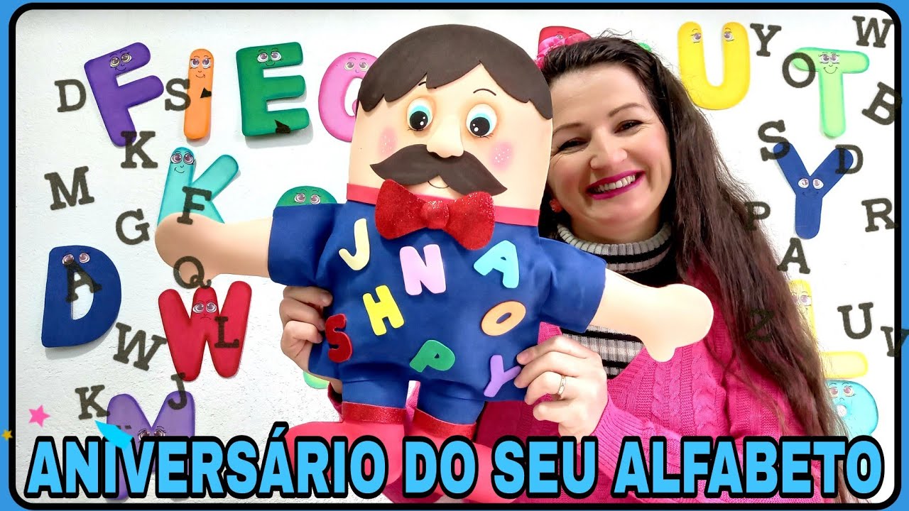 O aniversário do SEU ALFABETO. De Amir Piedade