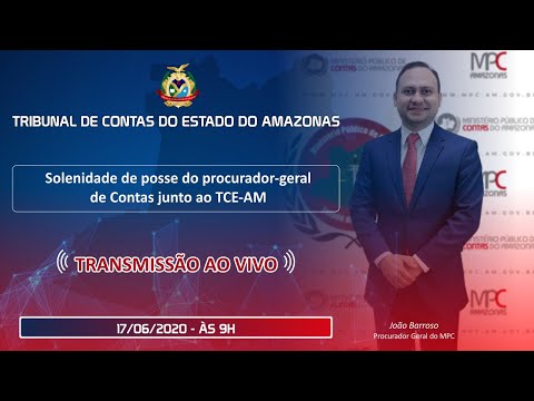 Solenidade de posse do procurador-geral de contas junto ao TCE-AM