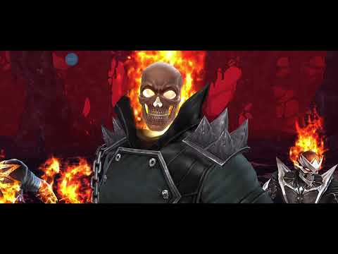Ghost Rider vs Black Bolt Halloween uni showdown!!!!