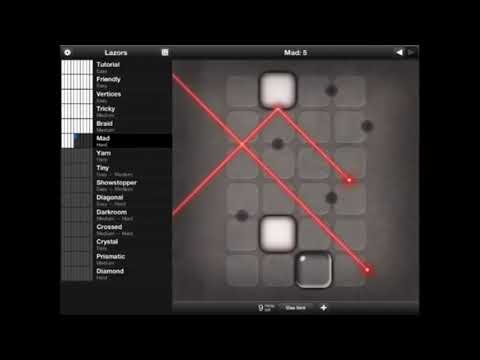 Lazors Mad Level's 1-10 Walkthrough Guide